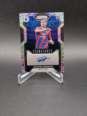 2022 Panini Prizm Premier League Choice Joachim Andersen Rookie RC Auto card used