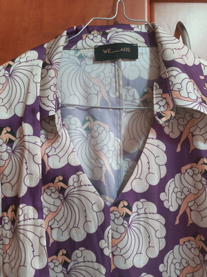 WE R maxi satin dress like new, size L
