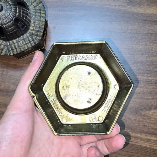 Metal Table Incense Burner used with Antique Bronze Finish