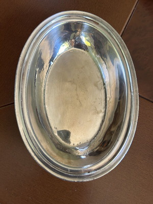 Grace Line 1958 Silver Soldered Serving Bowl by International Silver Co.