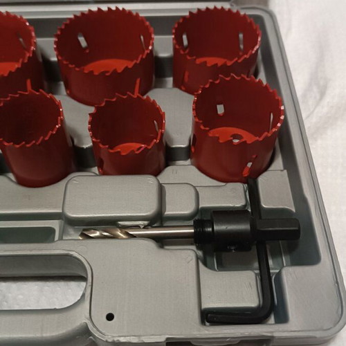 Bi-Metal Hole Saw Set 14 Pieces BI-METAL HSS YU-9366-11 New