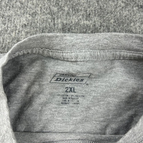 Dickies T-shirt 2XL grey with pocket oversized
