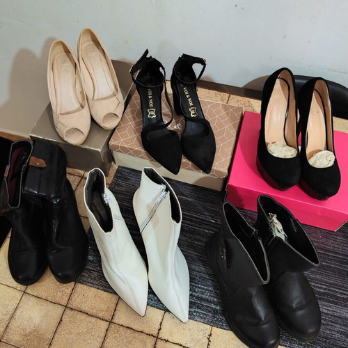 Voi & Noi heels and ankle boots used, pack of 6 pairs