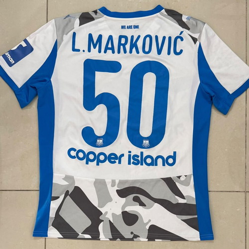 Apollon Limassol 2025/2026 Home Kit Match Worn Jersey Markovic