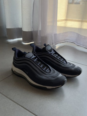 Nike Air Max Ultra 97 sneakers men size 44 used, navy blue