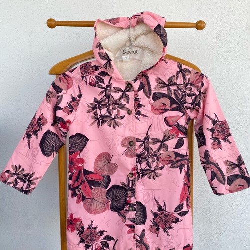 Girls' pink outerwear like new, size 116 cm