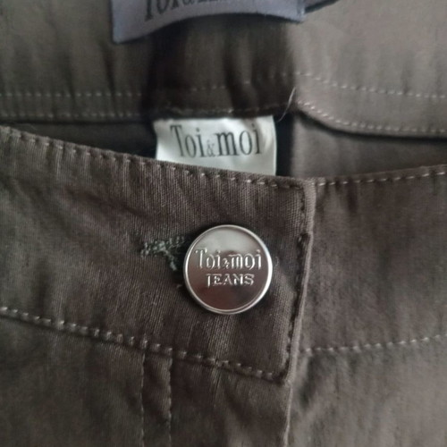 Toi & Moi women's pants used, olive color