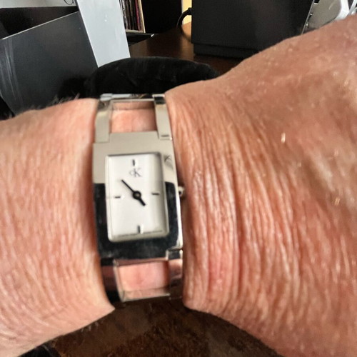 Calvin Klein women's watch like new, silver