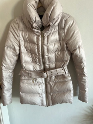 Zara down jacket silver like new, size S