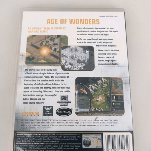 Age of Wonders PC game like new, strategy
