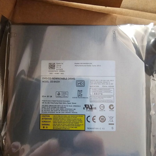 Dell DVD-RW Slimline Optical Drive SATA 27NC0 DS-8A5SH for PowerEdge R610 new