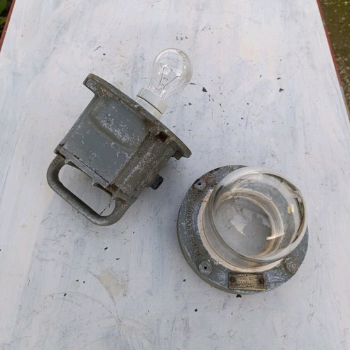 Submarine lantern used, collectible, aluminum alloy