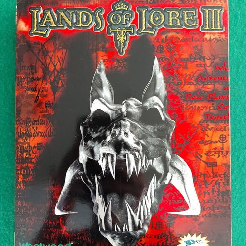 Lands Of Lore III PC used, 4 CDs, box and booklet