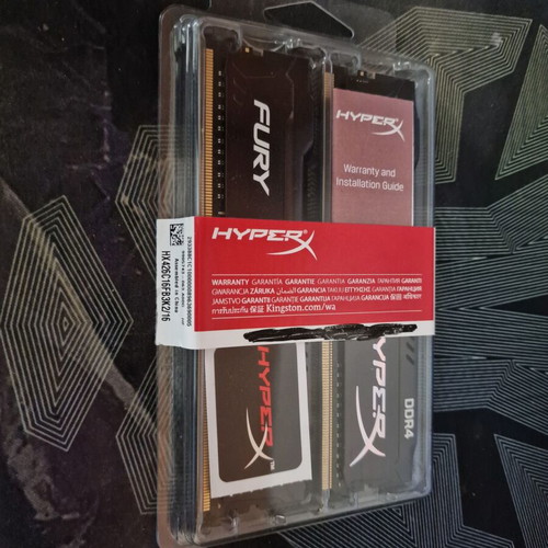 DDR4 RAM HyperX Fury 8GB used (2x4GB)