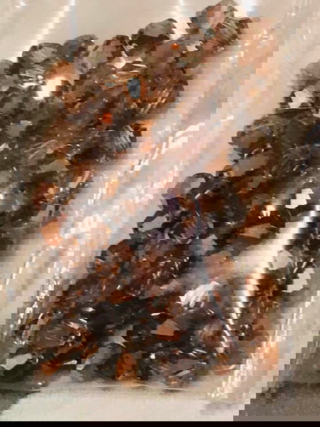 Γυάλινες χάντρες *Isywaka*. Red copper.