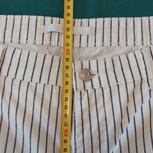 Mac Chino Casual women's pants like new, sizes 38 and 40, white and blue