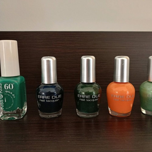 Erre Due nail polish used, set of 4 pieces
