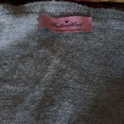 Wool cardigan gray like new, size S