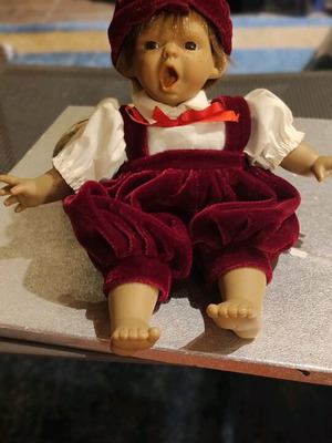 Baby boy doll new, bought in Spain with beautiful detail