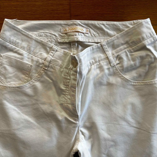 La Martina white capri pants like new, size 28