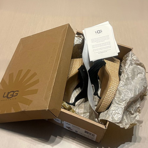 Ugg W Zamora 3093 W Black women's shoes size 40 like new