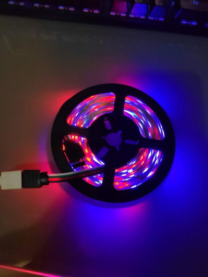 Водоустойчива RGB LED лента 5 метра с дистанционно управление