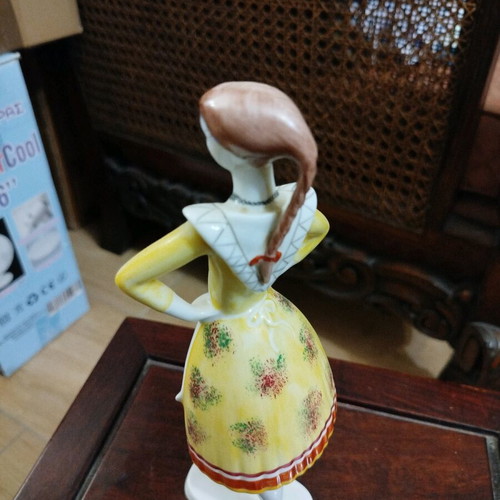 Hungarian Hollohaza porcelain like new, height 24cm