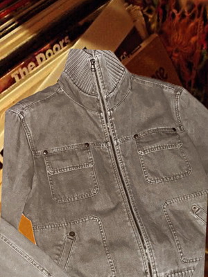 Vintage Industries jacket khaki like new with multiple pockets