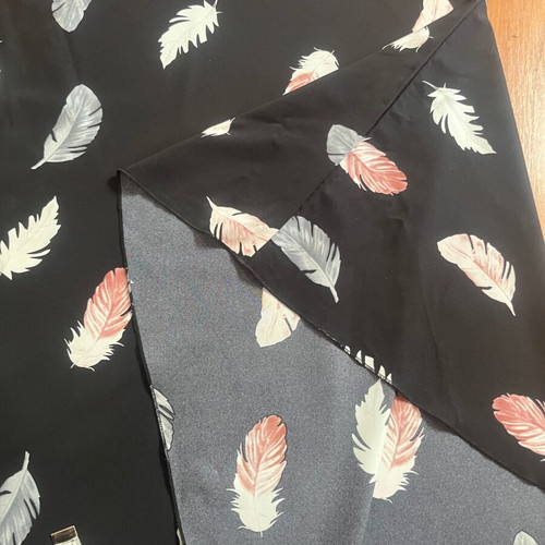 Mini dress XL new, colorful, one strap and batwing sleeve