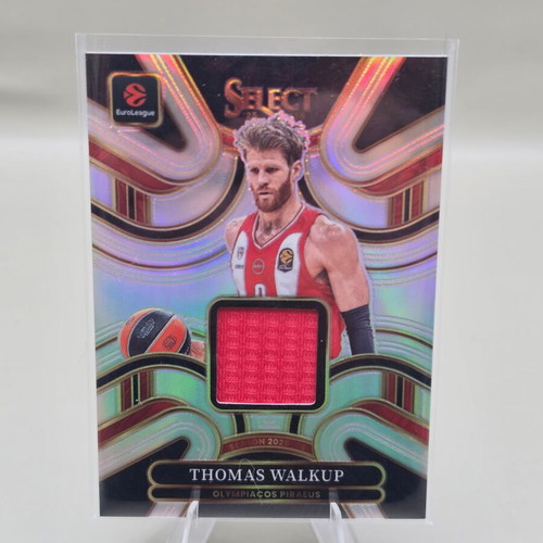 Thomas Walkup Select Memorabilia card 21/125 Panini EuroLeague 2025-26