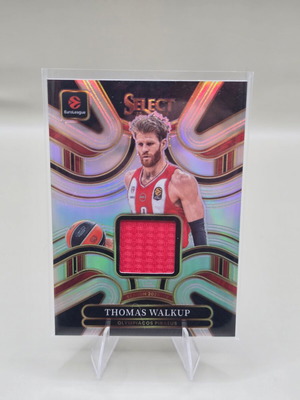 Thomas Walkup 2025-26 Panini Select EuroLeague Memorabilia card /125