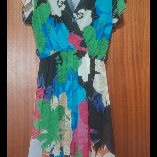 Summer dress like new, one size for S/M, multicolored