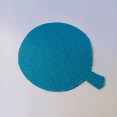 Coaster with painting on sheet metal, acrylic and varnish, new