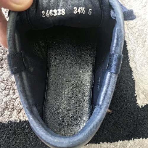 Gucci sports shoes used, size 34.5, authentic