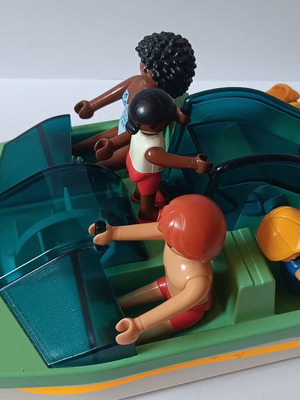 Playmobil 9424 pedal boat with slide