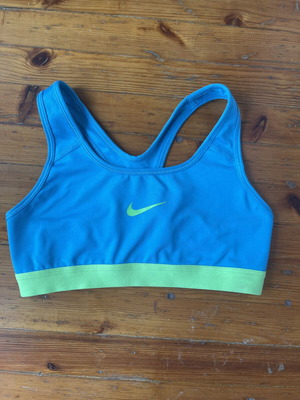 Nike top μικρό, σαν καινούργιο, μπλε και κίτρινο