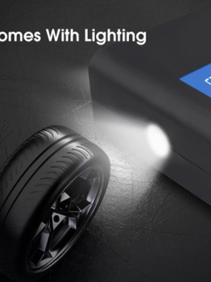 Ηλεκτρική φορητή τρόμπα 12V 35L/min 100W με φακό LED και ψηφιακή οθόνη