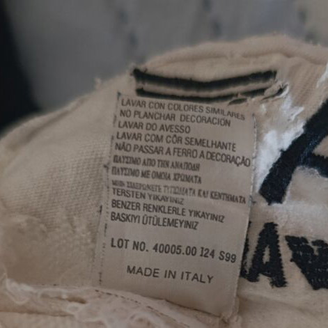 Emporio Armani fishing hat like new, made in Italy