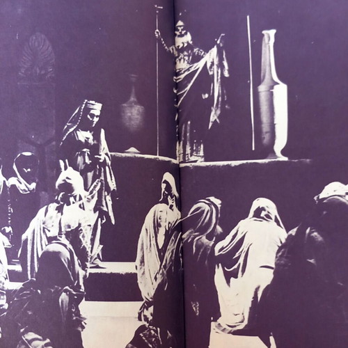 Acharnians Aristophanes theatre program, Karolos Koun Art Theatre 1976
