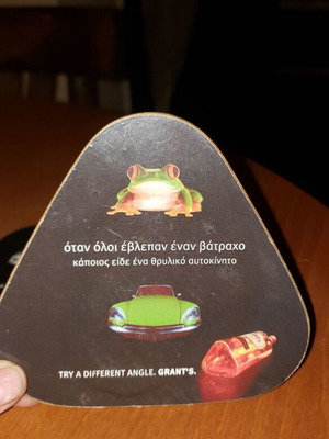 Grants whiskey collectible coasters like new, set of 2
