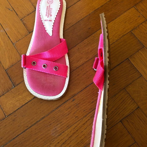 Zara vintage pink sandals size 36 used