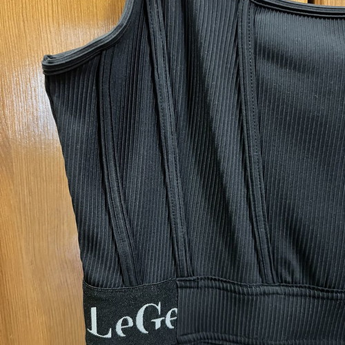 LeGer Black Elastic Dress New