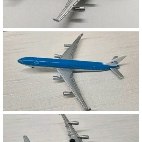 Metallic miniature Airbus A340 KLM Royal Dutch Airlines like new