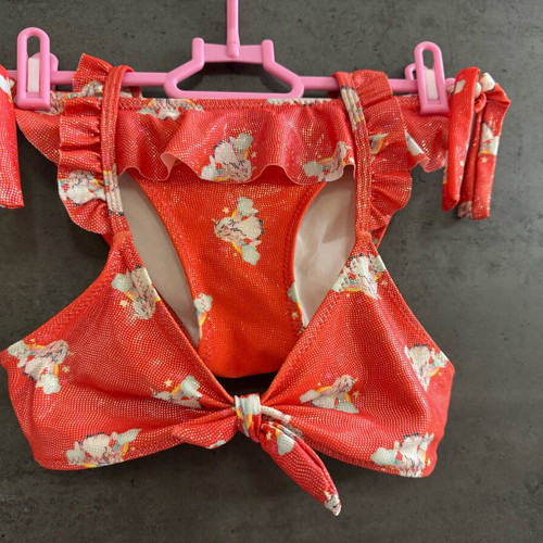 Children's bikini swimsuit red, like new, for girls 9-10 years YES!DO Kid’s