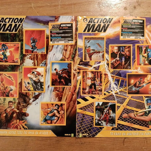 KOLLA-TO Vintage Sticker Album used, Action Man Beast Wars Transformers