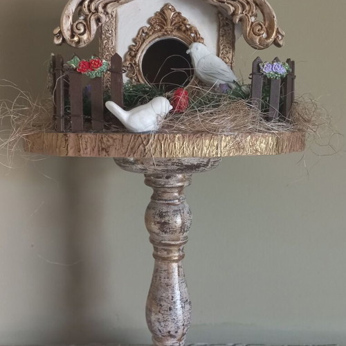 Decorative handmade decoration new, height 40cm, diameter 24cm