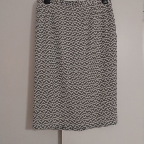 Suit set jacket, skirt and satin blouse like new, size Large, grey and silver