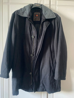 Reset men's parka jacket like new, black, XXL