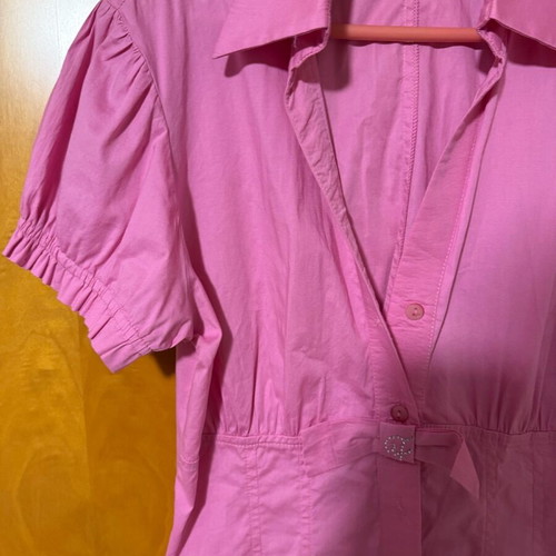 Forel cotton women's shirt like new, size M/L, pink
