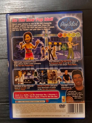 Pop Idol PS2 βιντεοπαιχνίδι μεταχειρισμένο, προσομοίωση